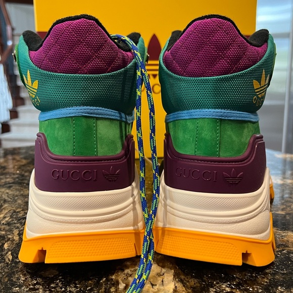 Gucci X Adidas Hiking Lace up Boots - Picture 8 of 9